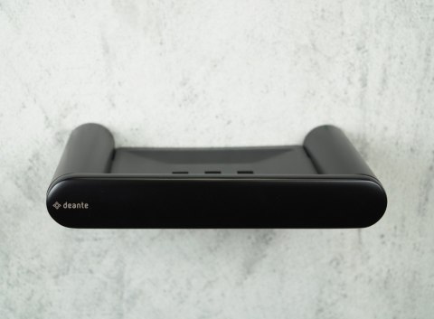 ROUND - Mydelniczka ścienna - nero - ADR_N411