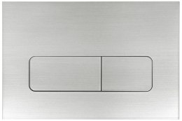 Przycisk spłukujący do stelaży podtynkowych - slim - stal szczotkowana - CST_F51P