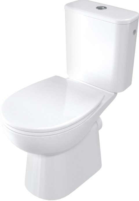 FUNKIA EVO - Miska WC kompakt bezkołnierzowa biały CDFD6RPS