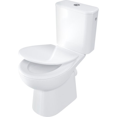 FUNKIA EVO - Miska WC kompakt bezkołnierzowa biały CDFD6RPS