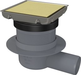 Odpływ punktowy - Odwracalny - złoty szczotkowany - KOS_R01D