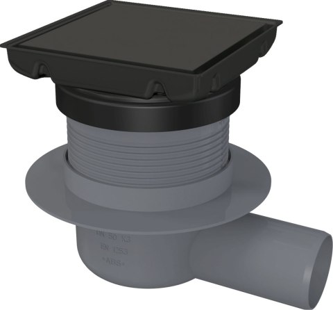 Odpływ punktowy - Odwracalny - nero - KOS_N01D