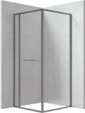 BLUR - Kabina prysznicowa kwadratowa 80x80 cm - titanium KQB_D088P