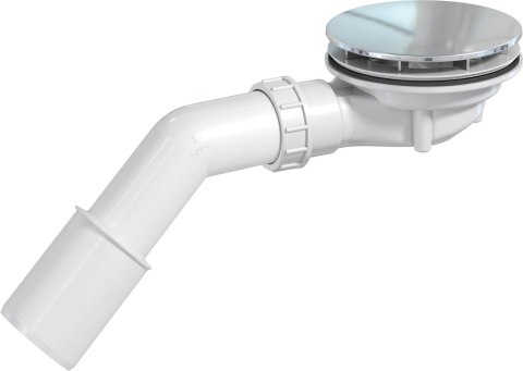 EASY-CLEAN - Syfon do brodzika czyszczony od góry - chrom - NHC_029D