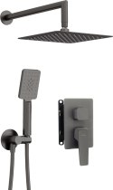 Zestaw prysznicowy podtynkowy z BOXem mieszaczowym - titanium BLUR BXYZDQLM